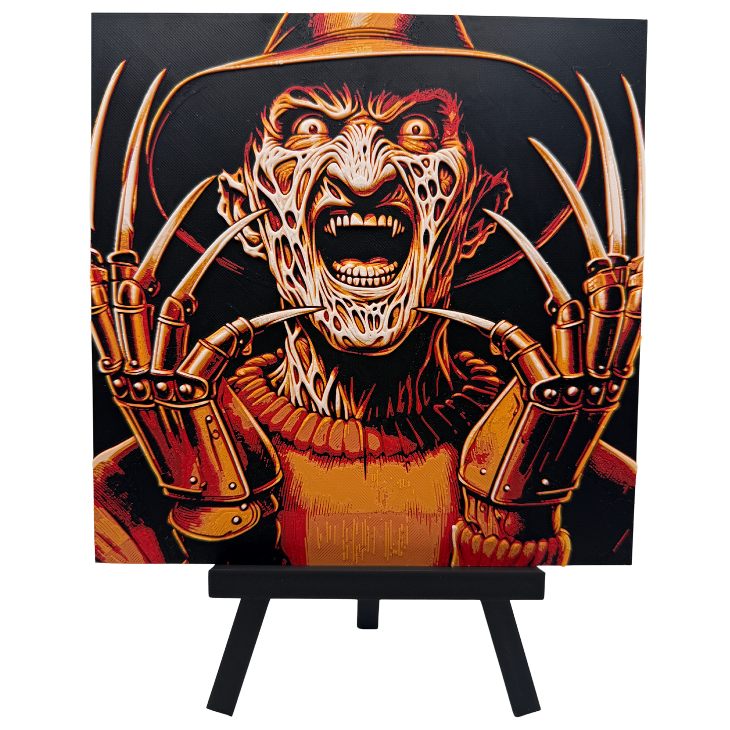Freddy Krueger (A Nightmare On Elm Street) - 3D printed Hueforge Artwork