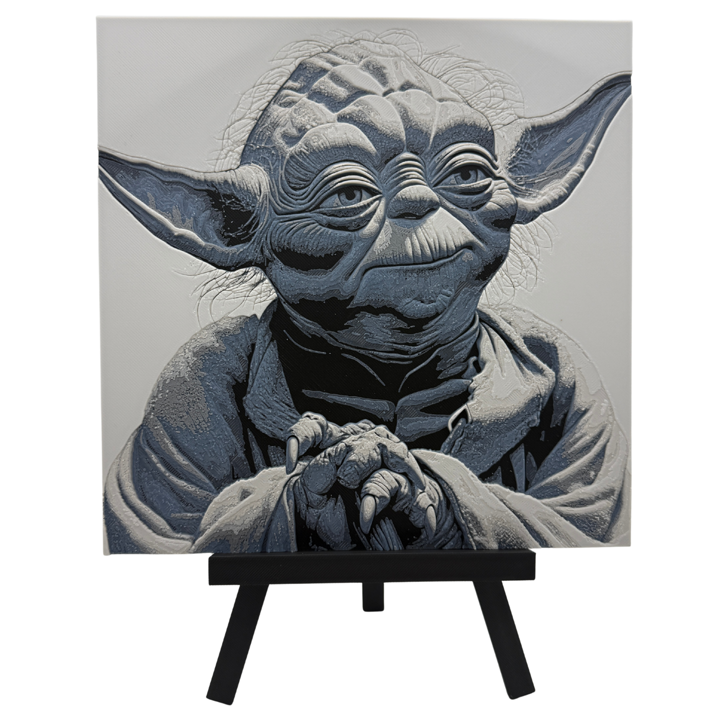 Master Yoda (Star Wars) - 3D printed Hueforge Artwork