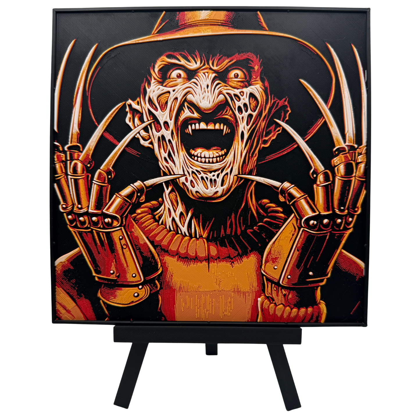 Freddy Krueger (A Nightmare On Elm Street) - 3D printed Hueforge Artwork