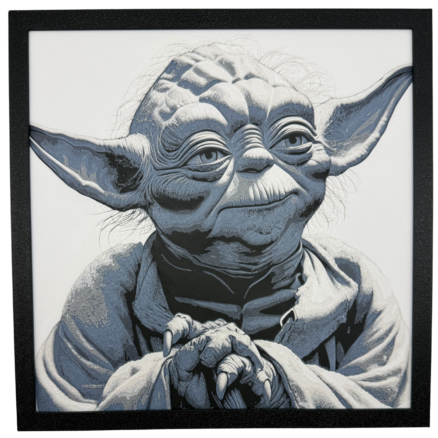 Master Yoda (Star Wars) - 3D printed Hueforge Artwork
