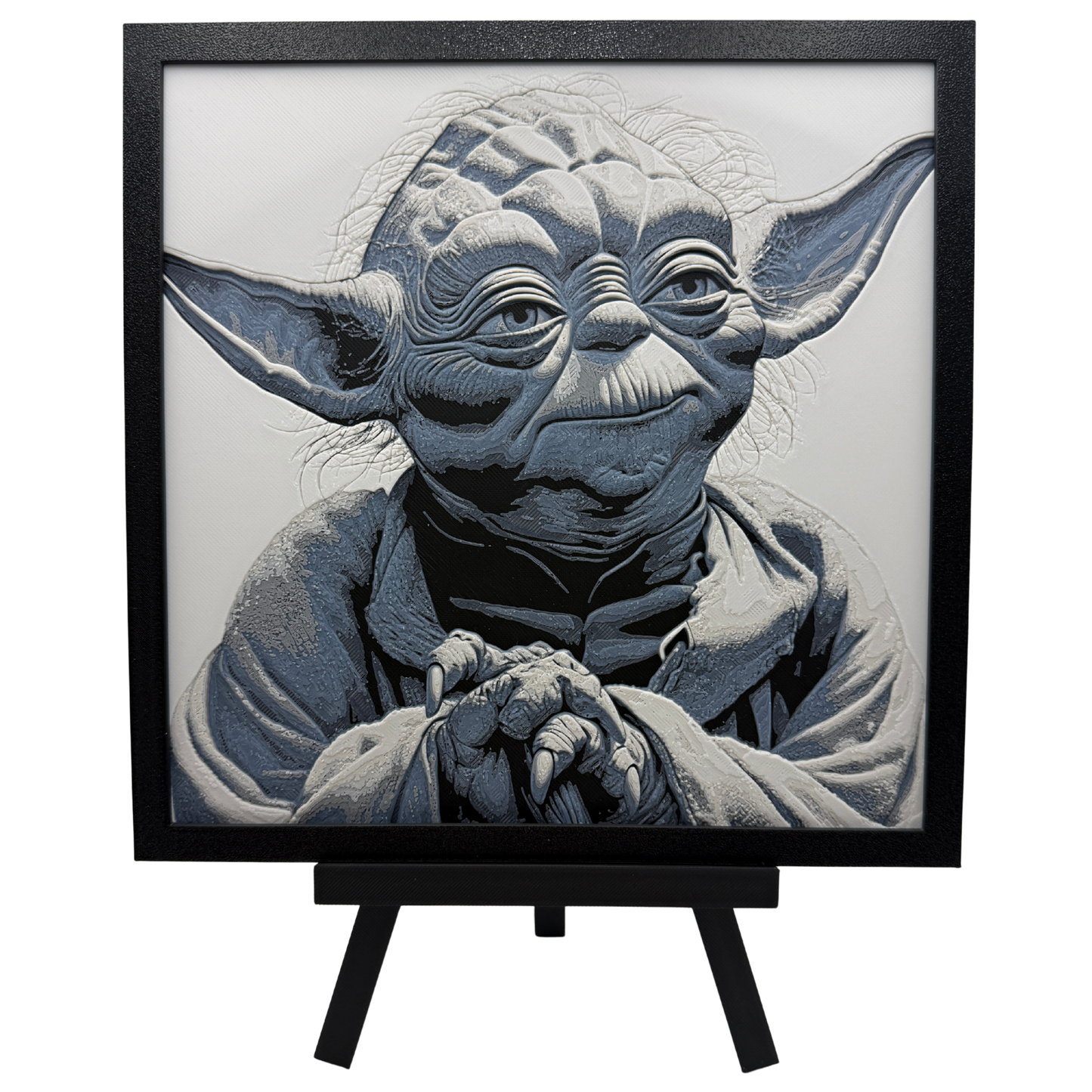 Master Yoda (Star Wars) - 3D printed Hueforge Artwork
