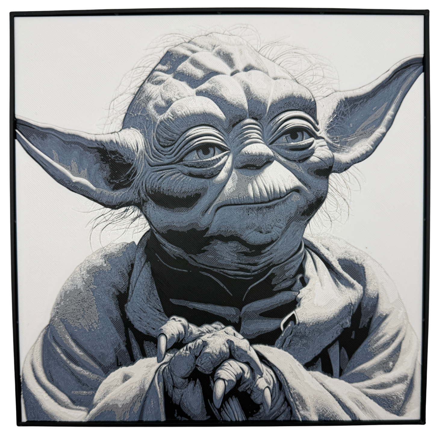 Master Yoda (Star Wars) - 3D printed Hueforge Artwork