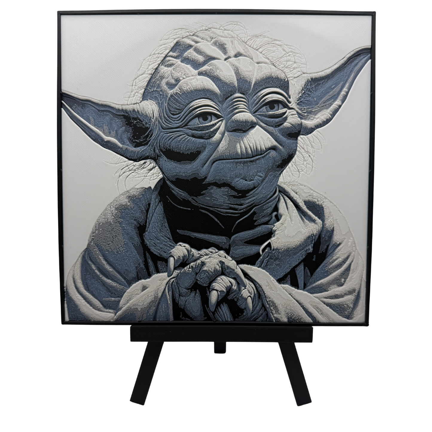 Master Yoda (Star Wars) - 3D printed Hueforge Artwork