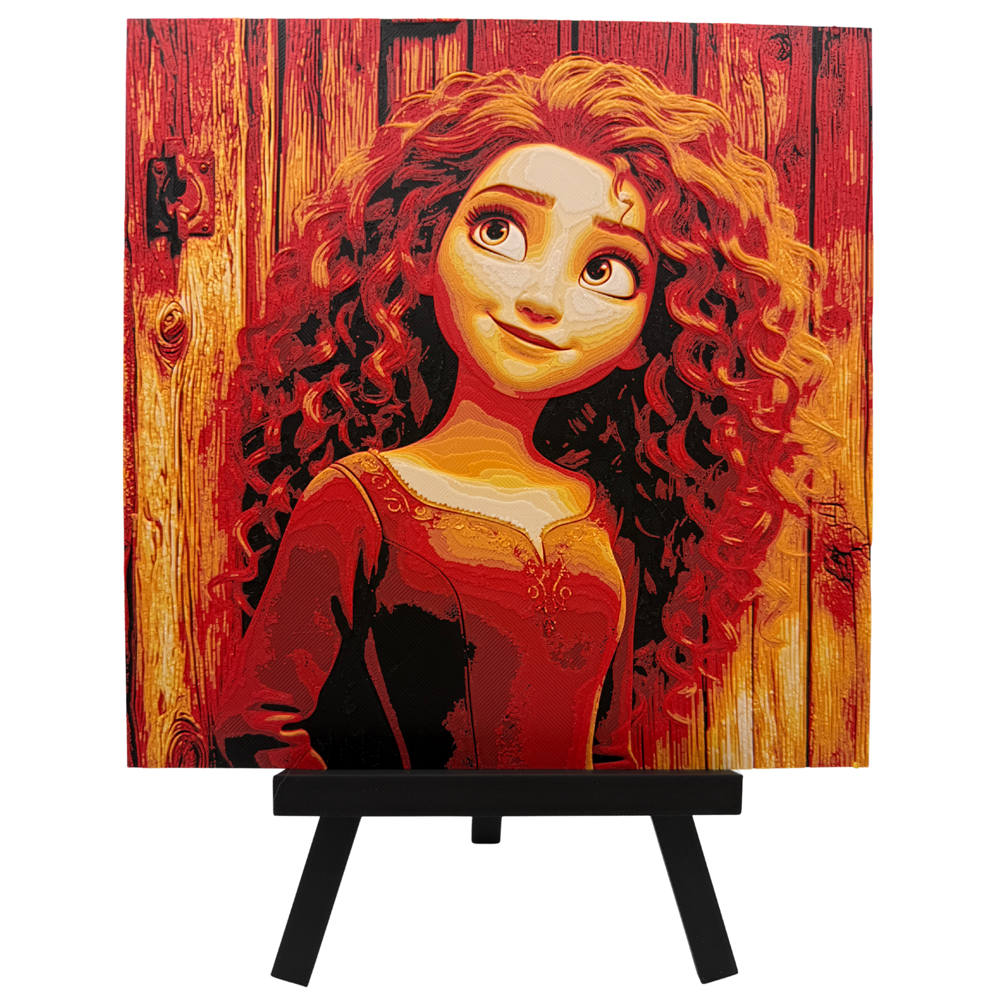Princess Merida (Brave Disney) - 3D printed Hueforge Artwork