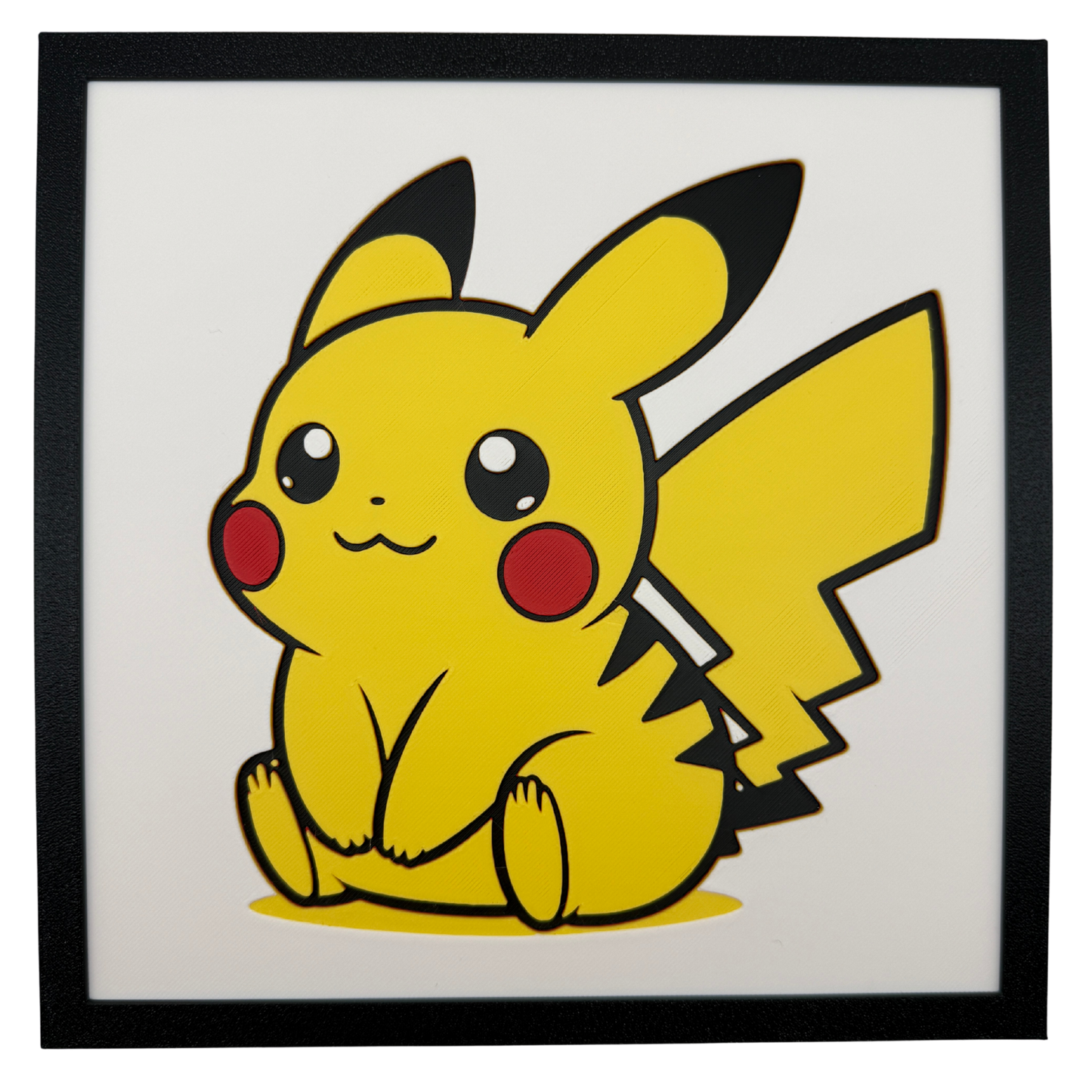 Pikachu (Pokemon) - 3D printed Hueforge Artwork