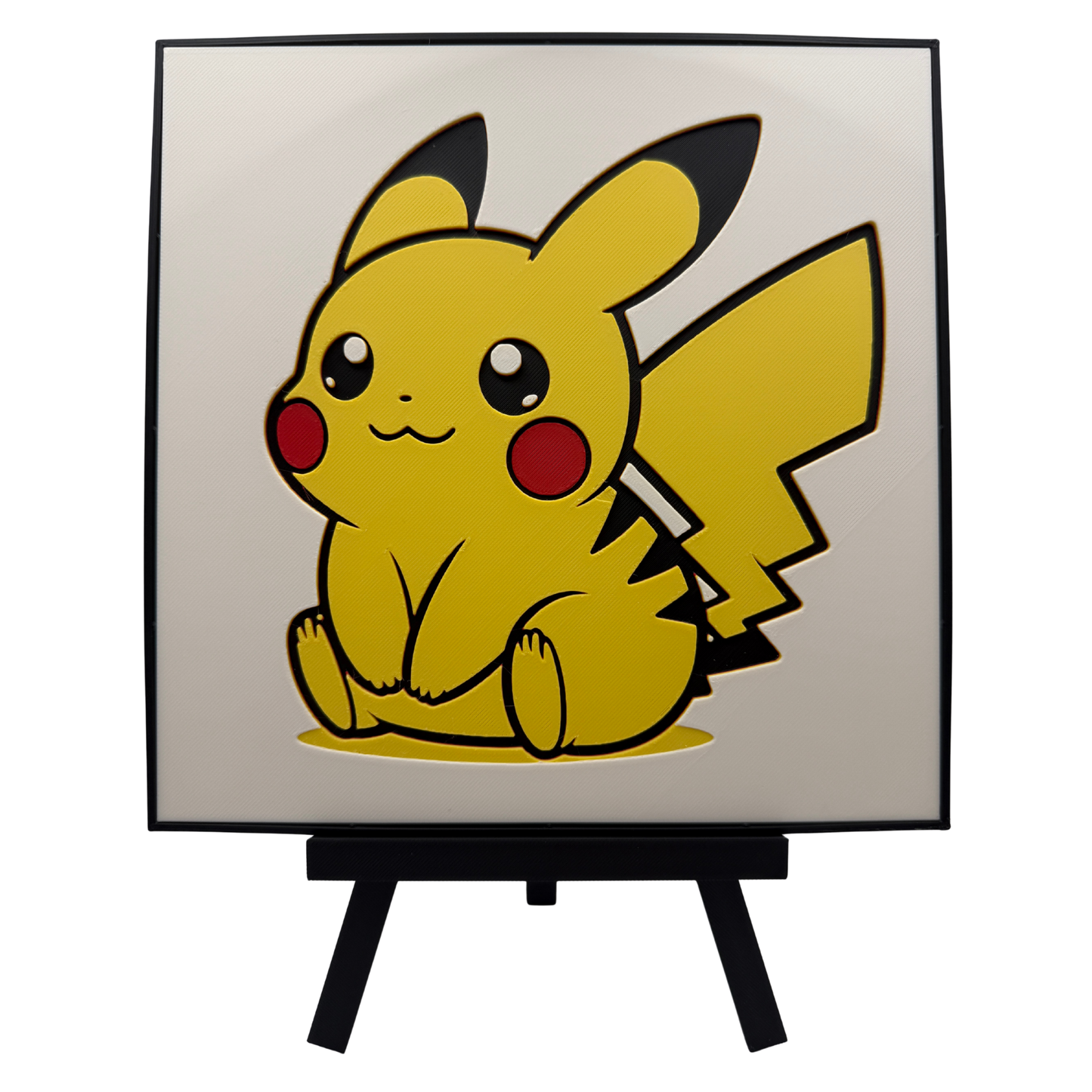Pikachu (Pokemon) - 3D printed Hueforge Artwork