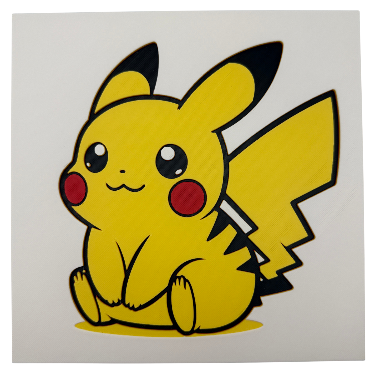Pikachu (Pokemon) - 3D printed Hueforge Artwork