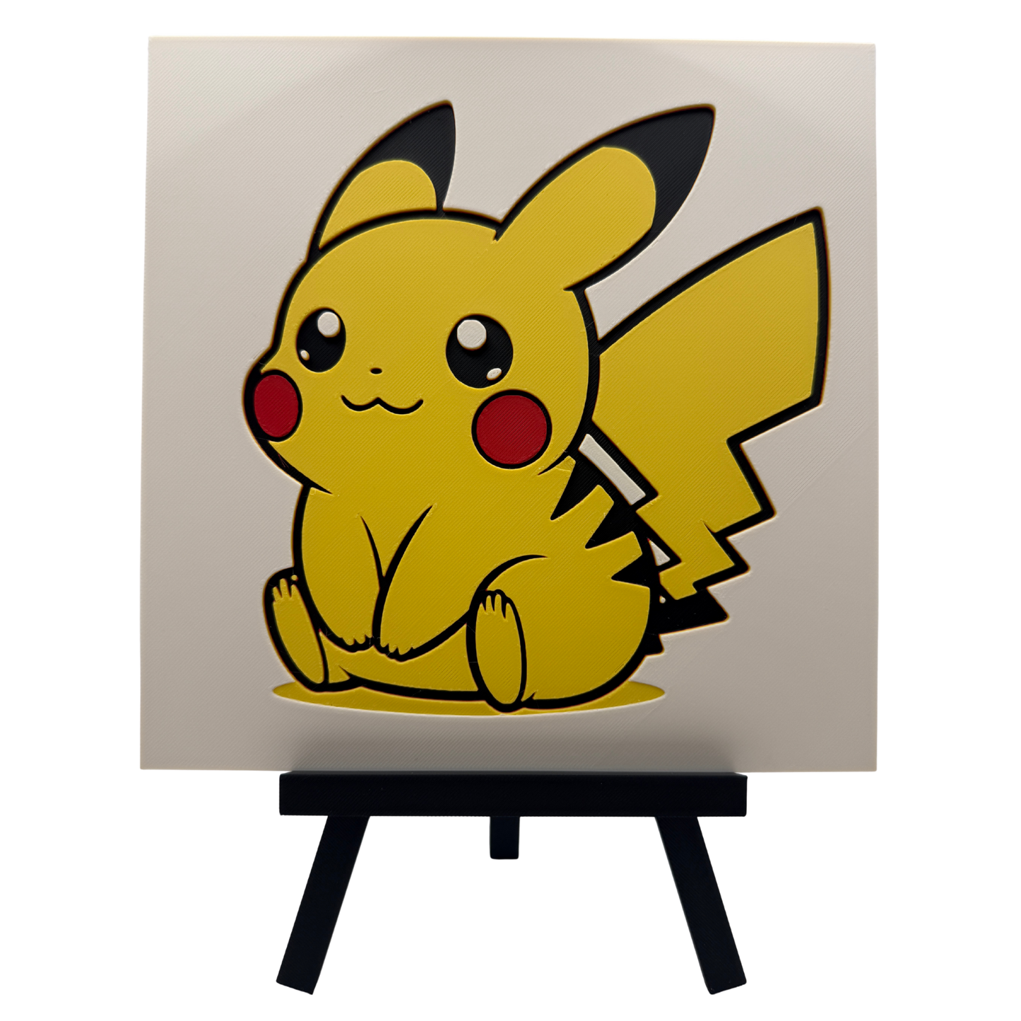 Pikachu (Pokemon) - 3D printed Hueforge Artwork