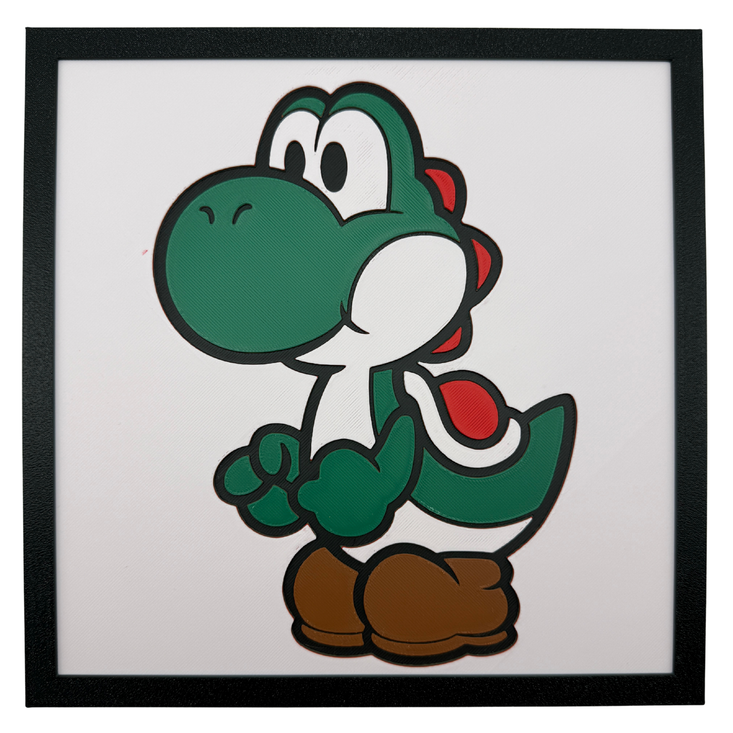 Yoshi (Super Mario) - 3D printed Hueforge Artwork