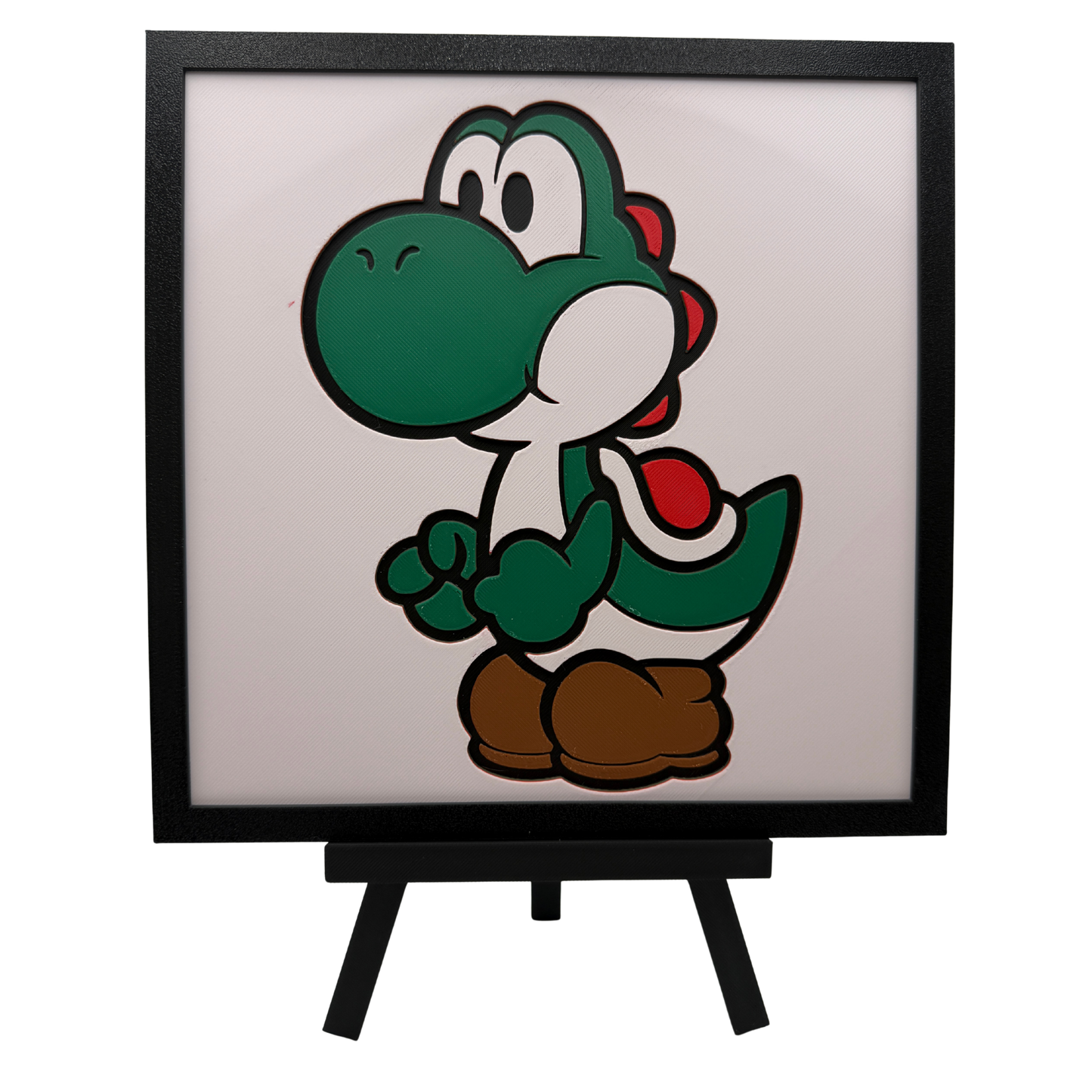 Yoshi (Super Mario) - 3D printed Hueforge Artwork