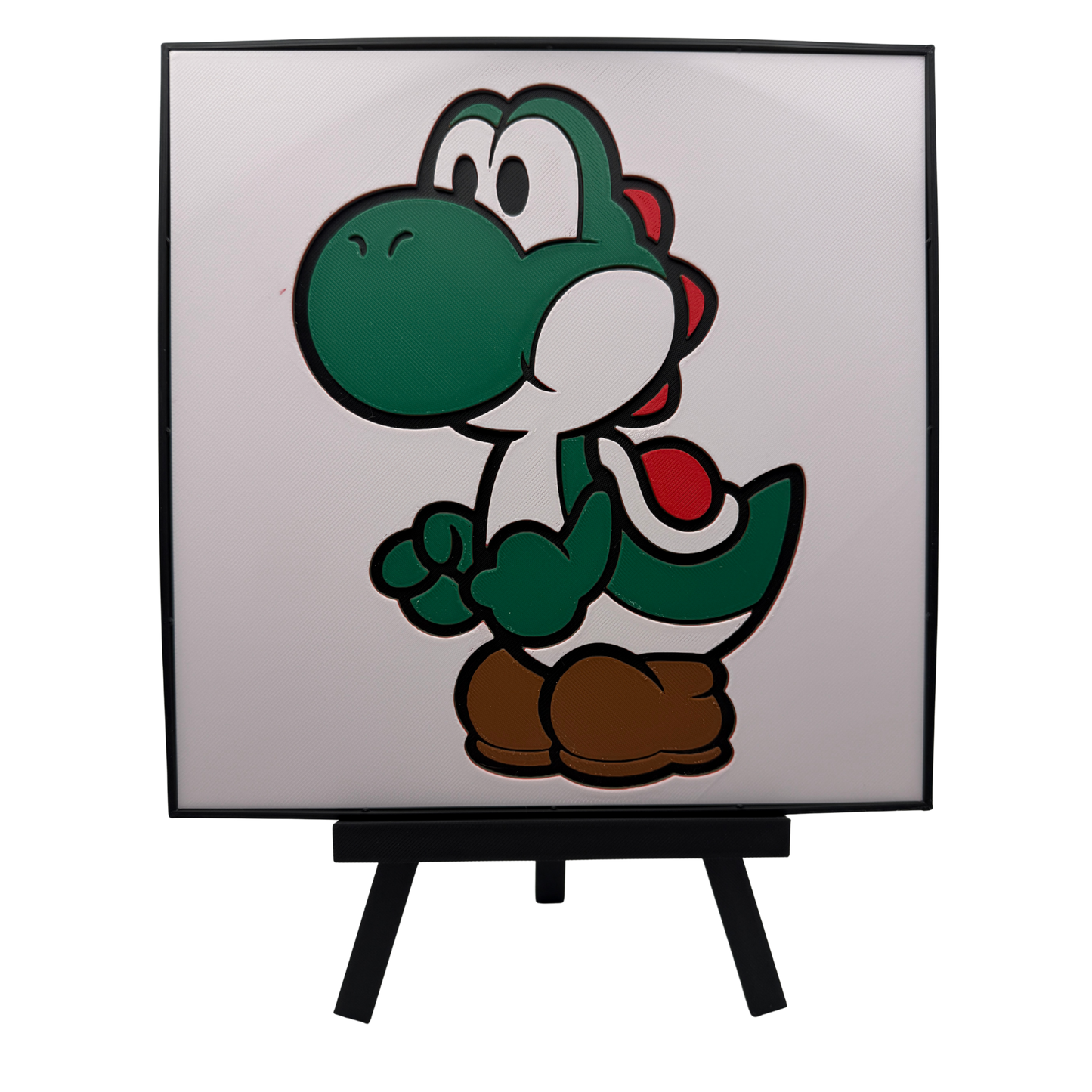 Yoshi (Super Mario) - 3D printed Hueforge Artwork